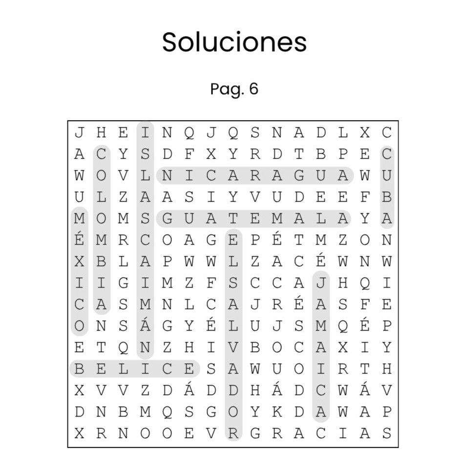 Soluciones incluidas al final del libro